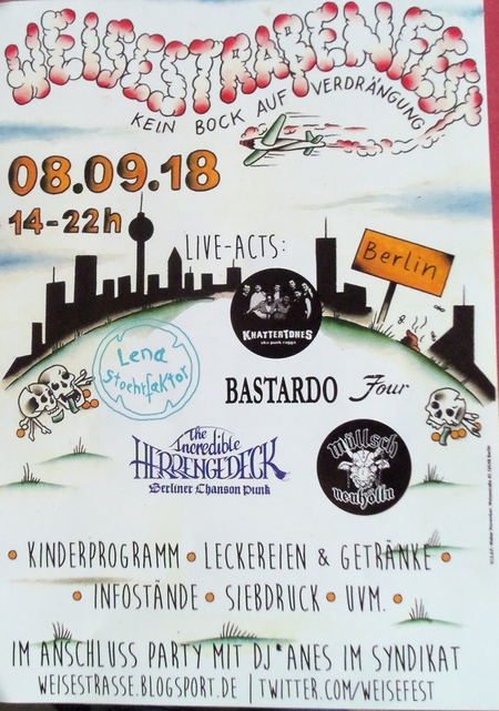 Weisestrassenfest 2018 Plakat